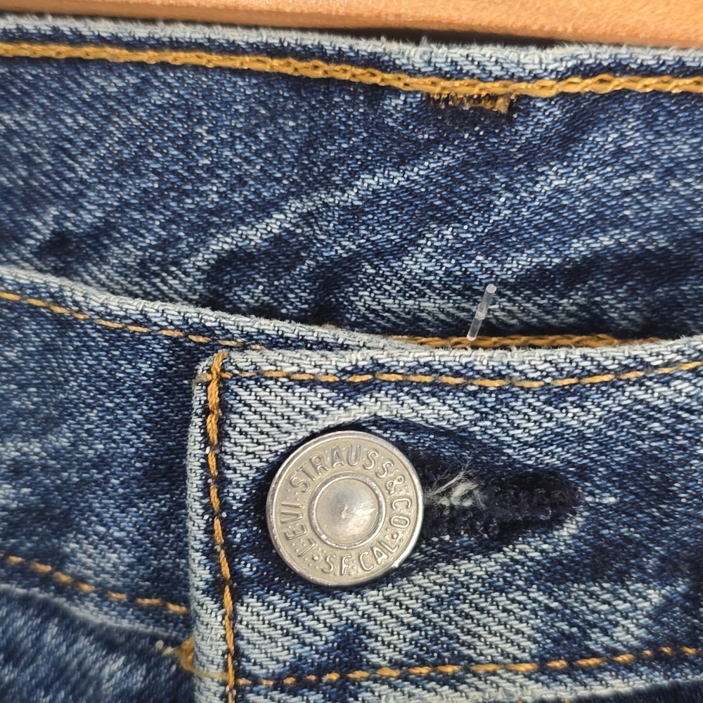 Levi's 511 Jeans Men's Classic Blue Straight-Leg Jeans - Picture 11 of 14